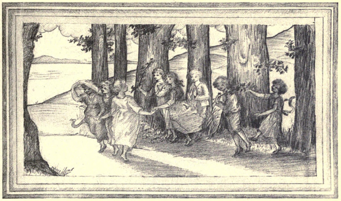 Illustration: How Ywain beheld a Game of Children
