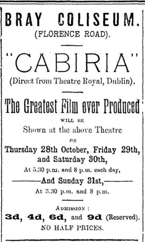 Bray Cinema, later Coliseum, Bray