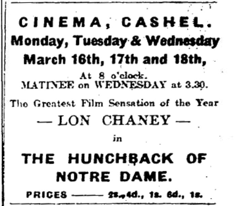 Cinema, Cashel