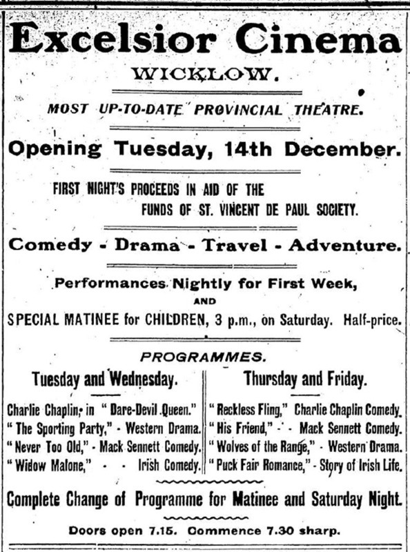 Excelsior Cinema, Wicklow