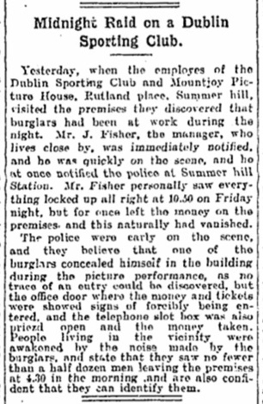 Mountjoy Picture and Variety Palace, Dublin