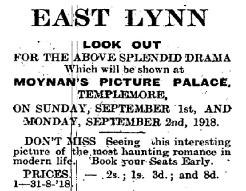 Moynan's  Picture Palace, Templemore