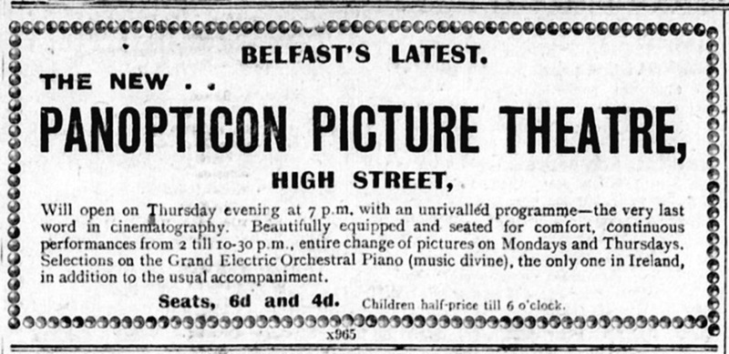 Panopticon Picture Theatre, Belfast