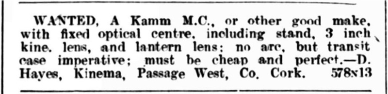 Strand Cinema, Passage West