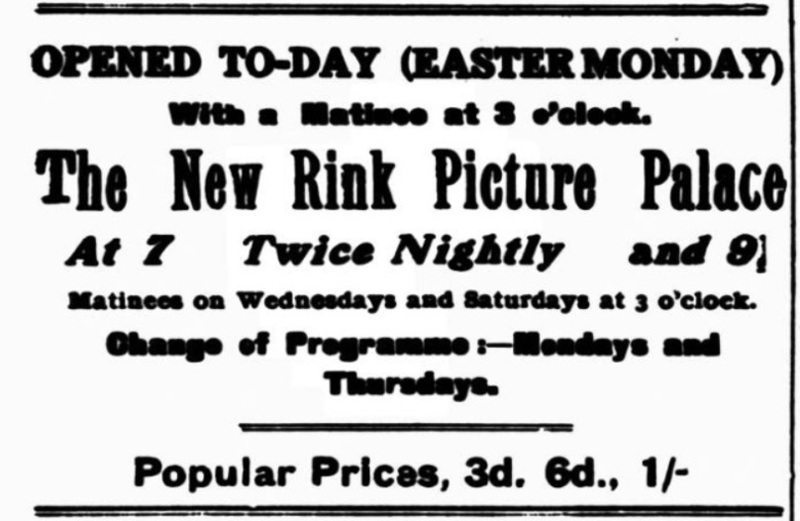 Rink Picture Palace, later Coliseum, Waterford