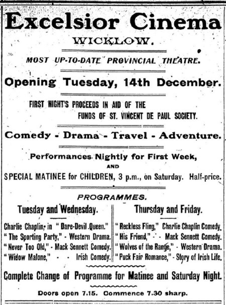 Excelsior Cinema, Wicklow