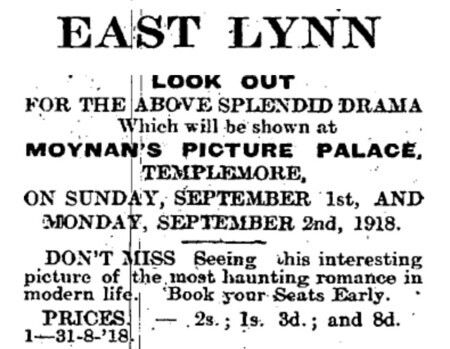 Moynan's  Picture Palace, Templemore