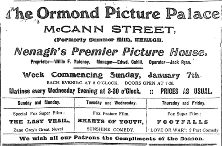 Ormond Picture Palace, Nenagh