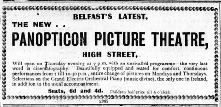 Panopticon Picture Theatre, Belfast