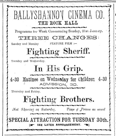 Rock Hall Cinema, Ballyshannon