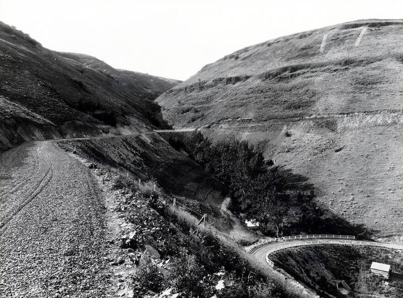 Highway 95 on the Lewiston Hill.