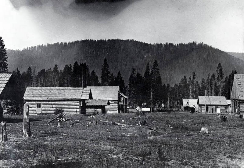 Located 24 miles northeast of Cascade, this site was established by man named Knox, who had a way station on the old Boise-Thunder Mountain Trail