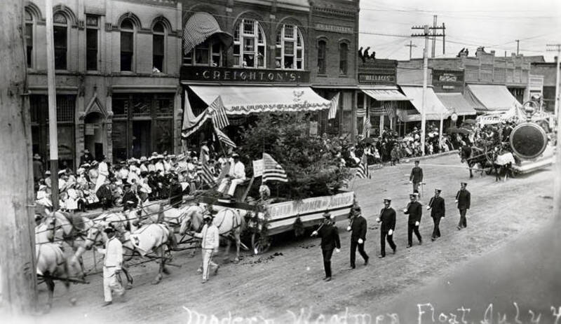 4th of July parade on Main Street. Moscow, Idaho.