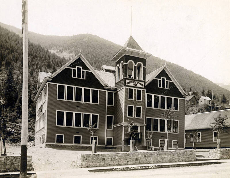Wardner Public School. Wardner, Idaho.