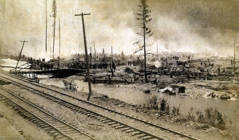 Taken 12 hours after the fire