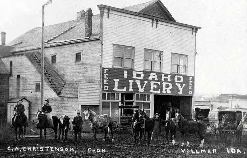 C.A. Christenson, proprietor. Vollmer later became Craigmont, Idaho