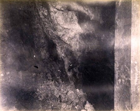 High ore 400 level East sill showing floor Showing ore breast