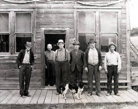 Saloon burned with the town in 1924