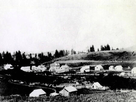 Panoramic view of Viola, Idaho.