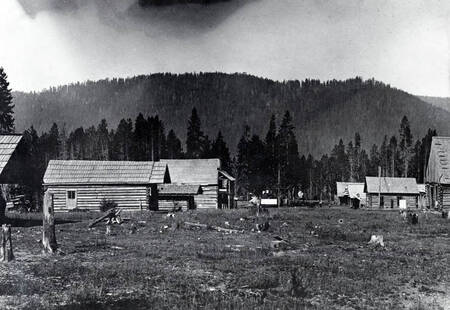 Located 24 miles northeast of Cascade, this site was established by man named Knox, who had a way station on the old Boise-Thunder Mountain Trail
