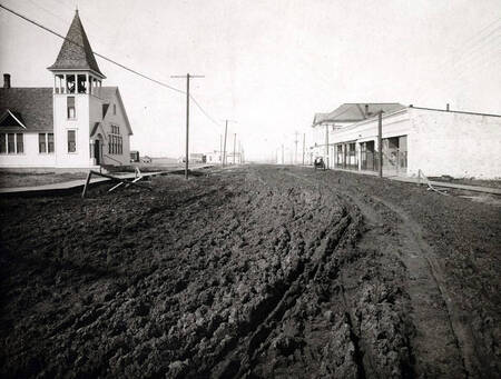 West end of Main Street. Grangeville, Idaho.