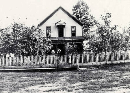 Judge Joseph K. Vincent home (1822- ). Mount Idaho. Idaho.