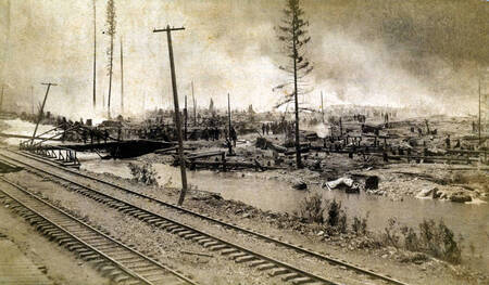 Taken 12 hours after the fire