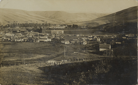 Postcard is of Lapwai, Idaho, formerly Fort Lapwai.
