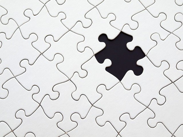 puzzle with missing piece